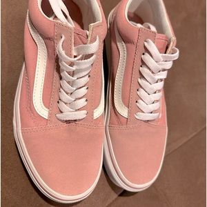 Vans Old Skool, size 6.5 women’s, pink, like new condition